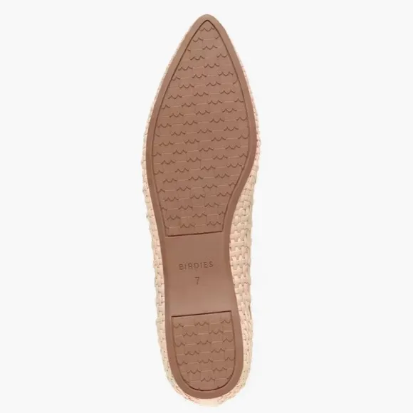 Birdies Goldfinch Flats Pointed Ballet Flat Women’s 7 Dawn Woven