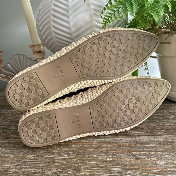 Birdies Goldfinch Flats Pointed Ballet Flat Women’s 7 Dawn Woven