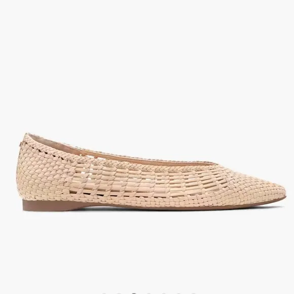 Birdies Goldfinch Flats Pointed Ballet Flat Women’s 7 Dawn Woven