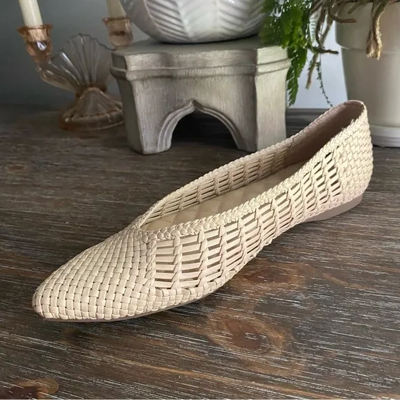 Birdies Goldfinch Flats Pointed Ballet Flat Women’s 7 Dawn Woven
