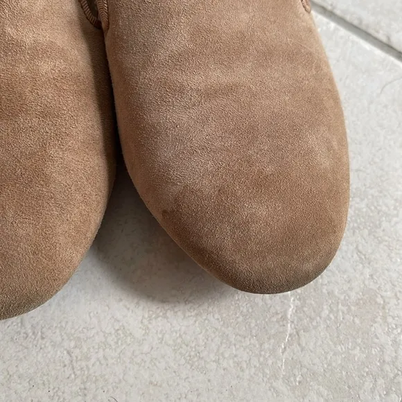 Birdies starling latte suede slip on shoes size 7