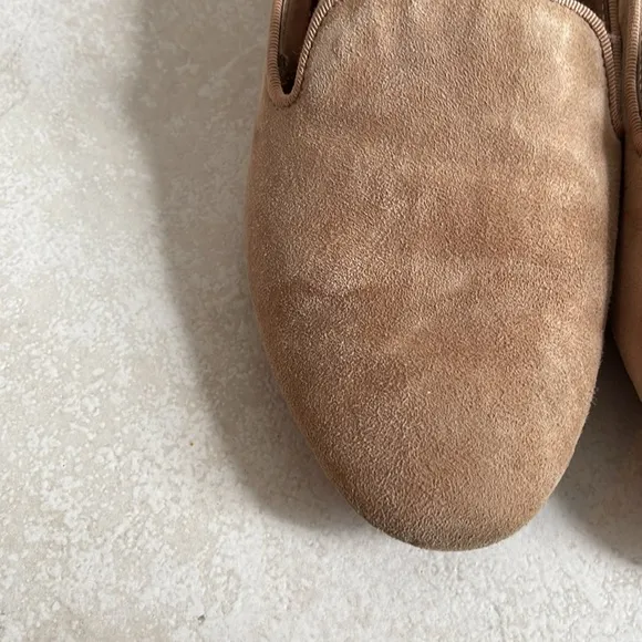 Birdies starling latte suede slip on shoes size 7