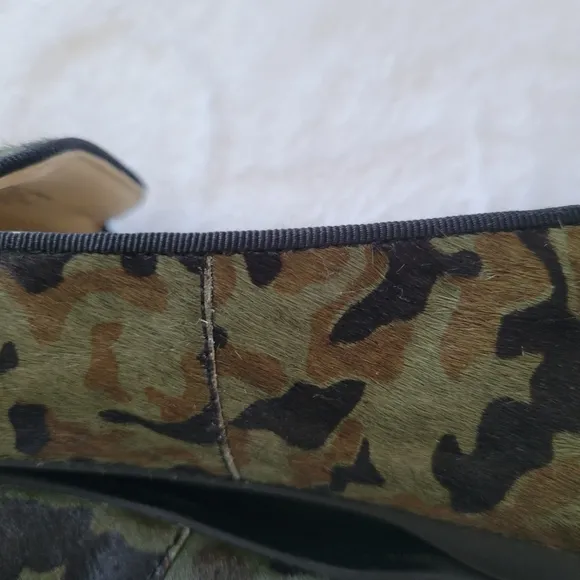 Birdies The Blackbird Camo Loafers Quilted Comfort Flats Size 7.5