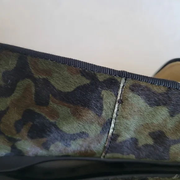 Birdies The Blackbird Camo Loafers Quilted Comfort Flats Size 7.5