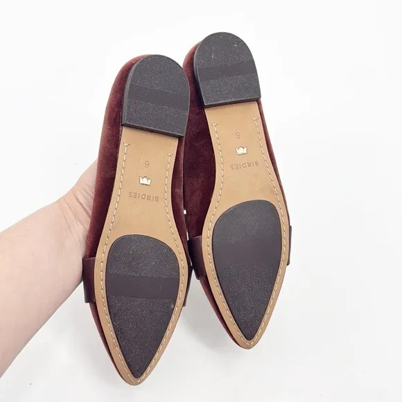 Birdies The Sparrow - Brandy Velvet Jewel Size 6 Burnt Orange Crystals