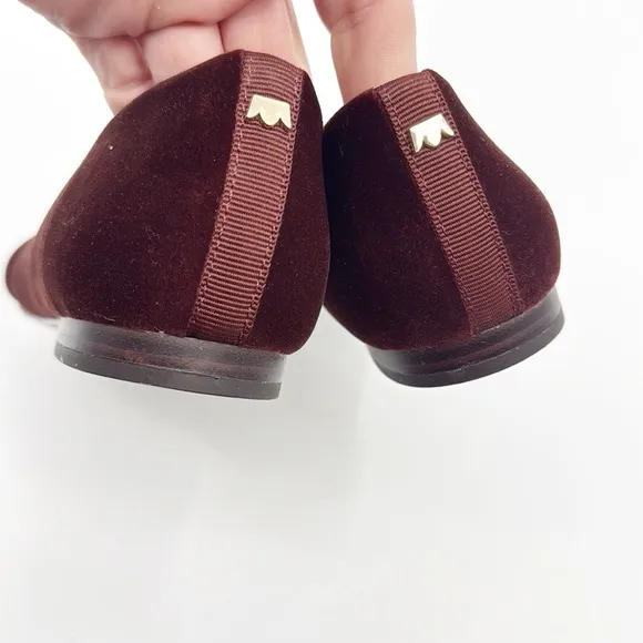 Birdies The Sparrow - Brandy Velvet Jewel Size 6 Burnt Orange Crystals