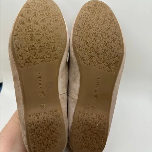 Birdies The Starling Latte Suede Slip on Flats Size 7.5