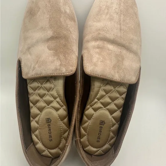 Birdies The Starling Latte Suede Slip on Flats Size 7.5