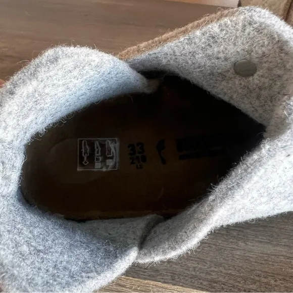 Birkenstock Andermatt Shearling Youth Slip On Shoe Size 33 aka 2-3 SKU#243164