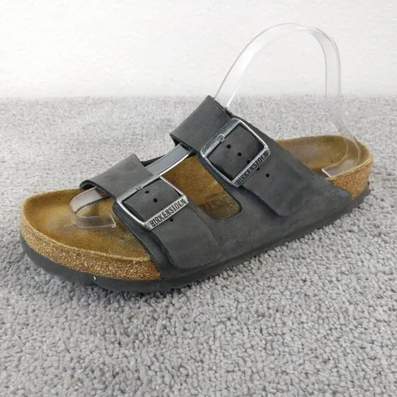 Birkenstock Arizona Sandals Womens 9 Shoes Gray 2 Buckle Slip On Mens 7 Germany