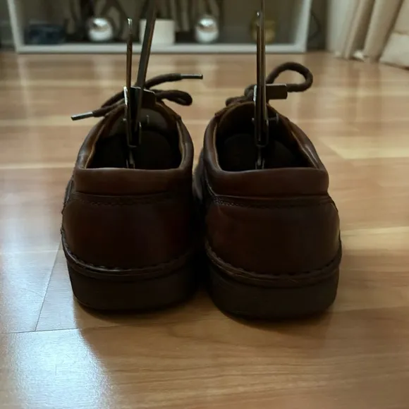 Birkenstock Brown Leather Baltimore  Moc Toe Lace Up Oxford Loafer Size 5 men’s