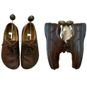 Birkenstock Brown Leather Baltimore  Moc Toe Lace Up Oxford Loafer Size 5 men’s