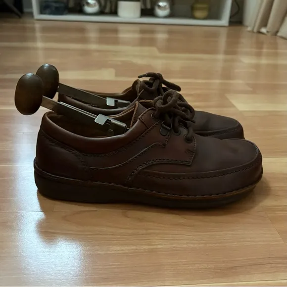 Birkenstock Brown Leather Baltimore  Moc Toe Lace Up Oxford Loafer Size 5 men’s