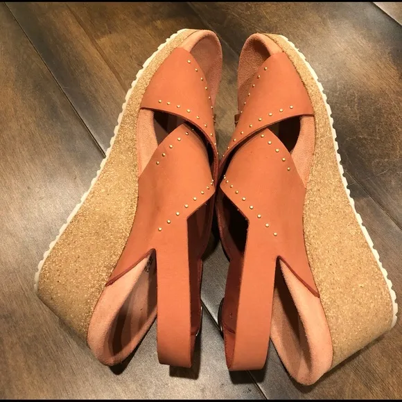 Birkenstock Samira Rivets wedges sandals NWOT
