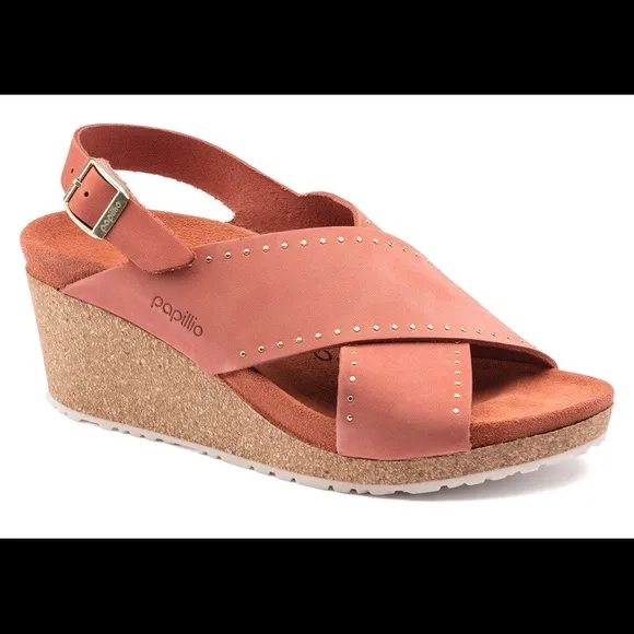 Birkenstock Samira Rivets wedges sandals NWOT
