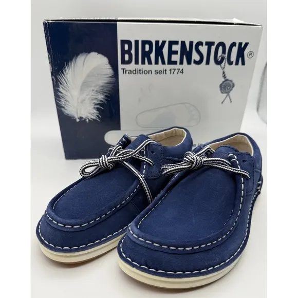 Birkenstock Women's Original Pasadena Suede Navy EU 36 US L‎ 5-5.5 230 MM Narrow