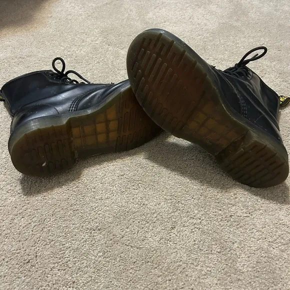 Black Leather Boots by Dr. Martens