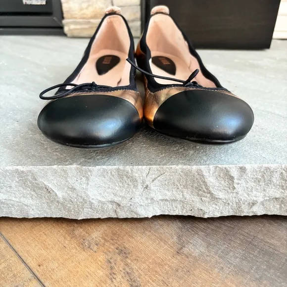 Bloch Women’s Size 38 US 8 Chara Ballet Flats Rame Metallic Rose Gold Leather