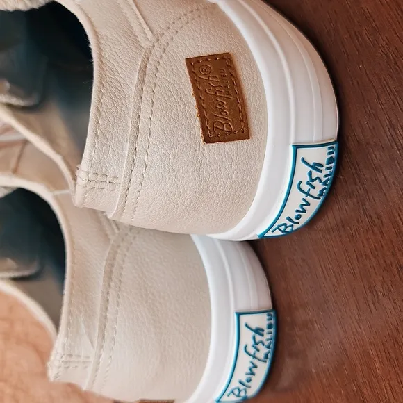 Blowfish Malibu Slip-on Maxine Faux Leather Sneakers Tennis Shoes