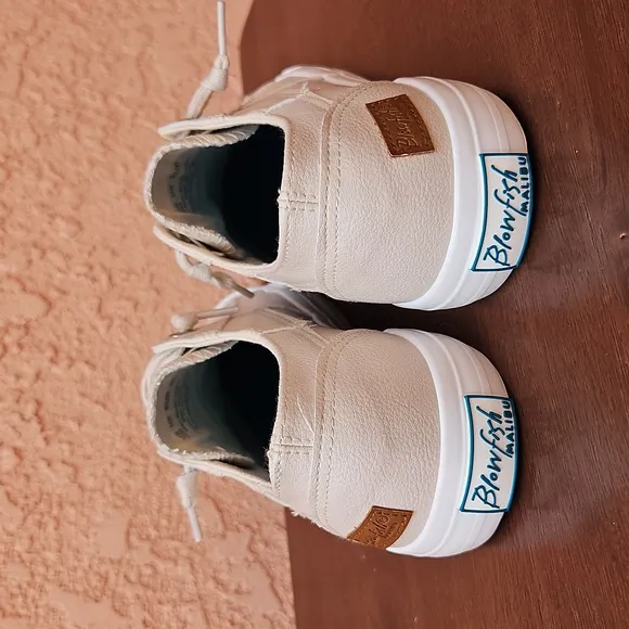 Blowfish Malibu Slip-on Maxine Faux Leather Sneakers Tennis Shoes