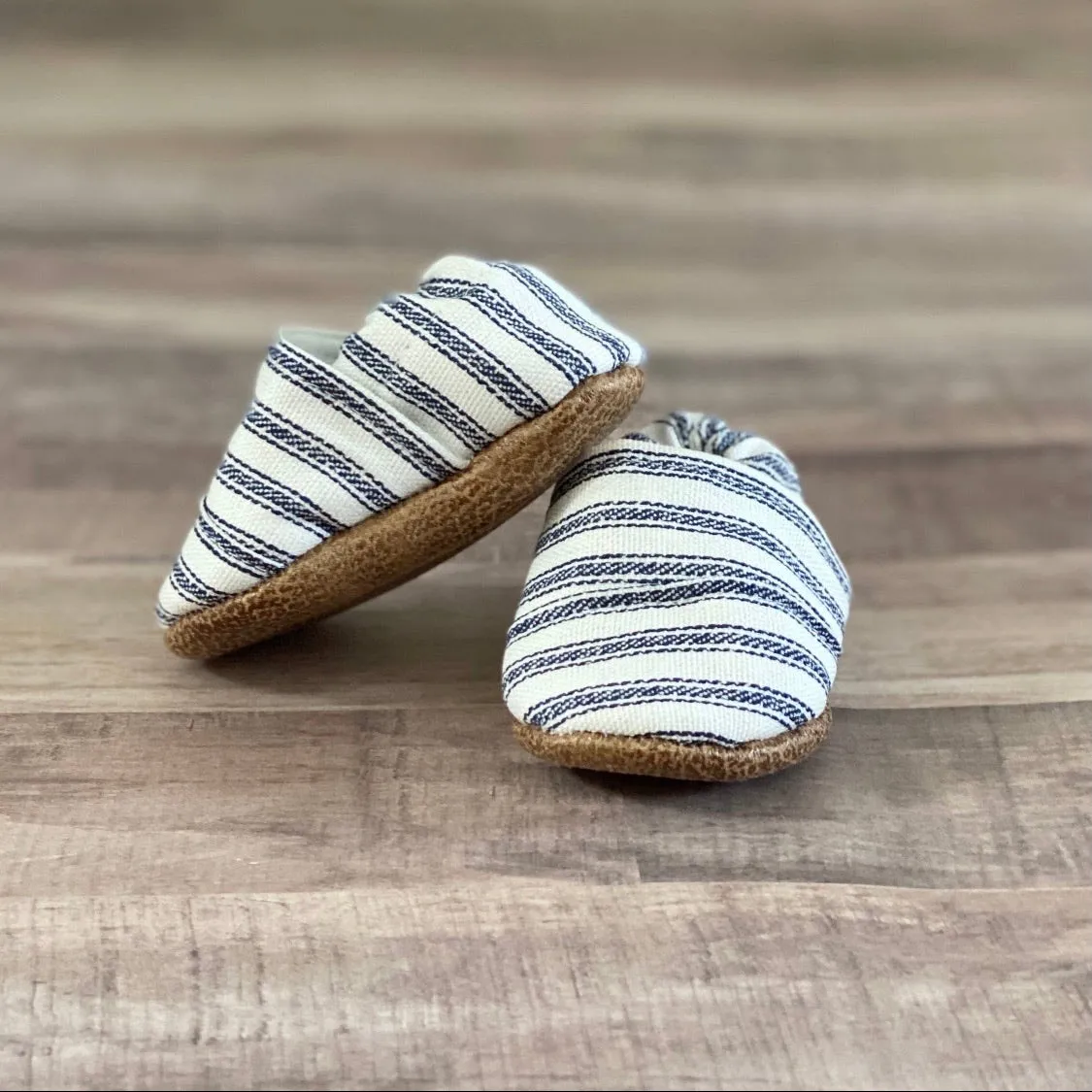 BLUE STRIPE Moccasins