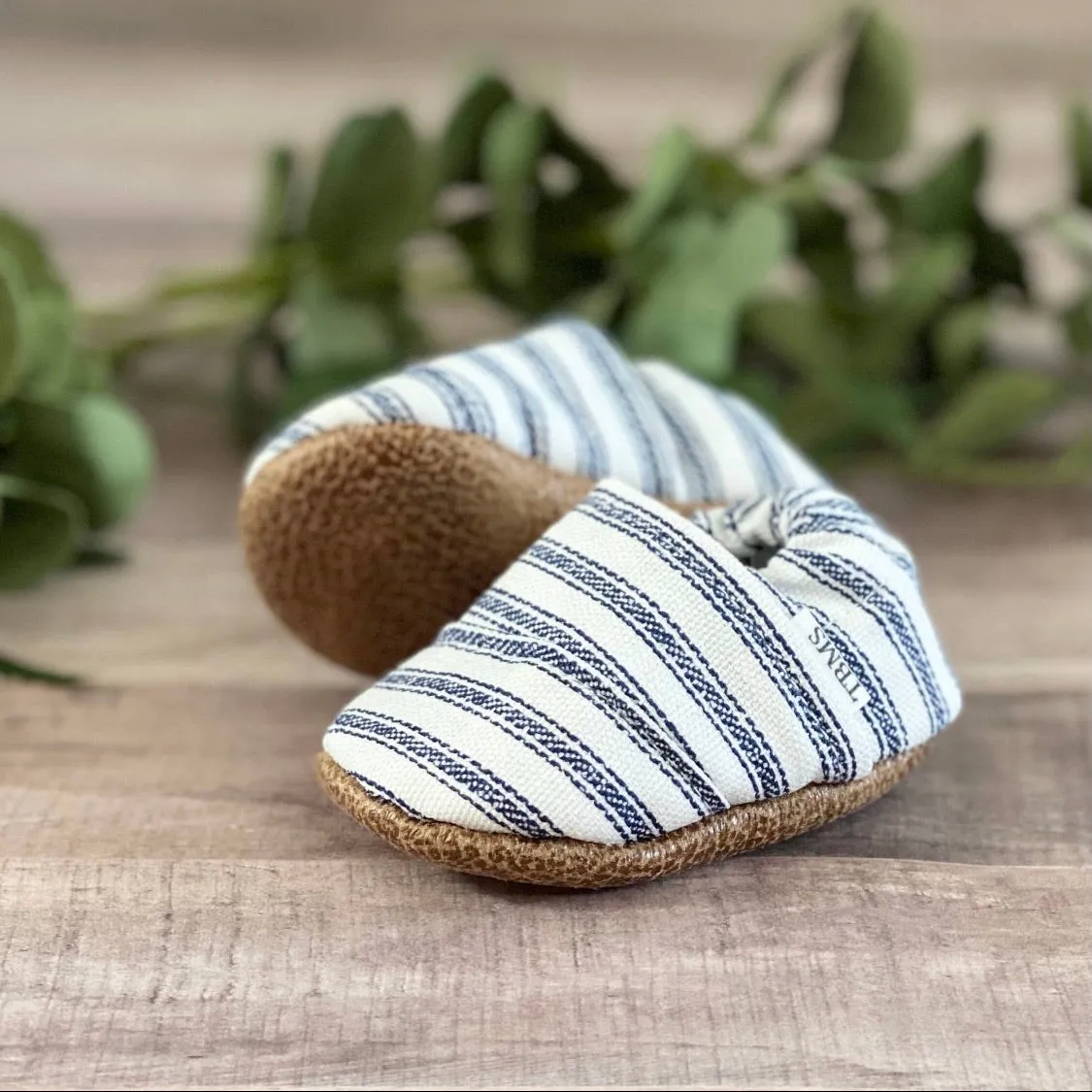 BLUE STRIPE Moccasins