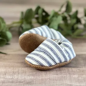 BLUE STRIPE Moccasins