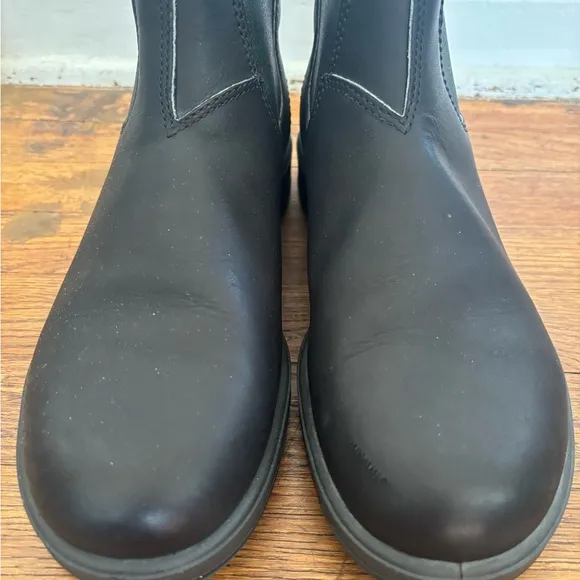 Blundstone 1614 Black Tartan Green Chelsea Leather Boots