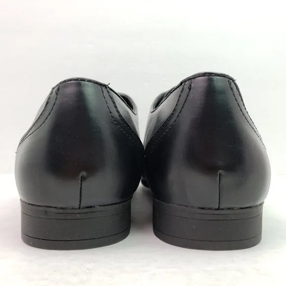 Boohoo MAN Embossed Vamp Smart Mens Size 10 Black Formal Dress Shoes MZZ65877-10