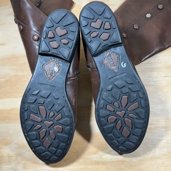 Born Brown Leather Riding Boots Women’s Size 7
