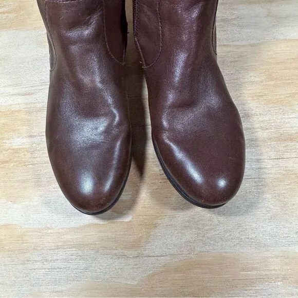 Born Brown Leather Riding Boots Women’s Size 7