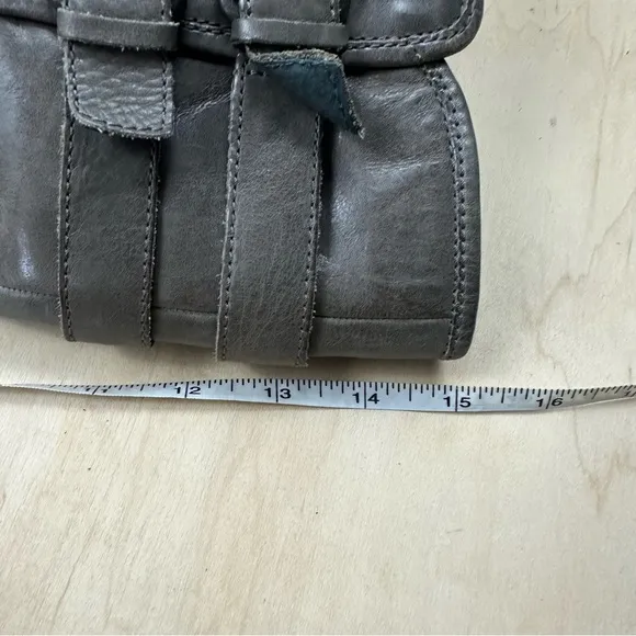 Born Gray Leather Buckle Boots