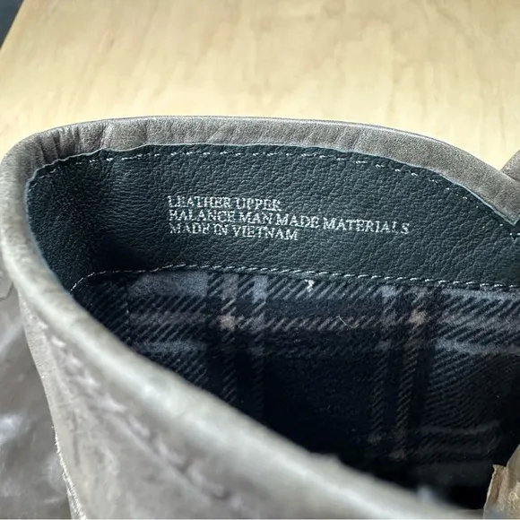 Born Gray Leather Buckle Boots
