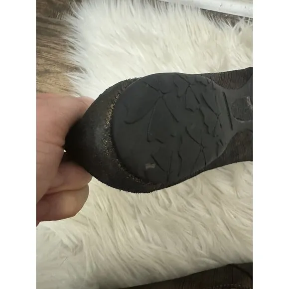 Born Lilly Bronze Ballerina Flat Comfort Shoe Women’s‎ Size 10