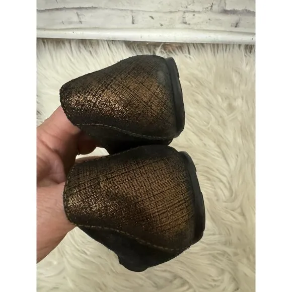 Born Lilly Bronze Ballerina Flat Comfort Shoe Women’s‎ Size 10