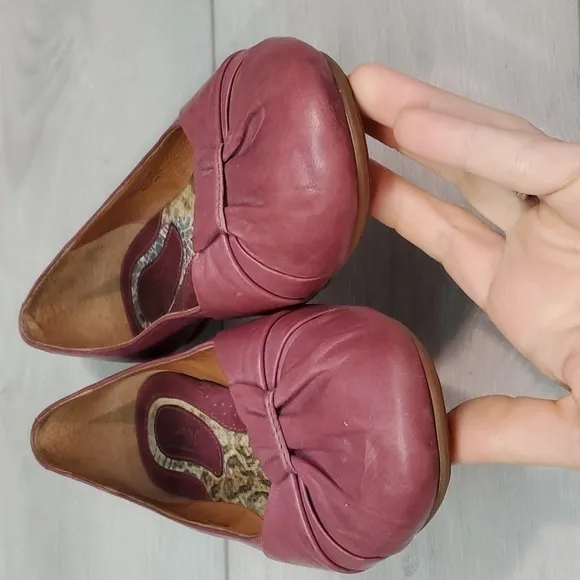 Born Women Lilly Comfort Leather Loafer Flats Ballet shoes sz 8