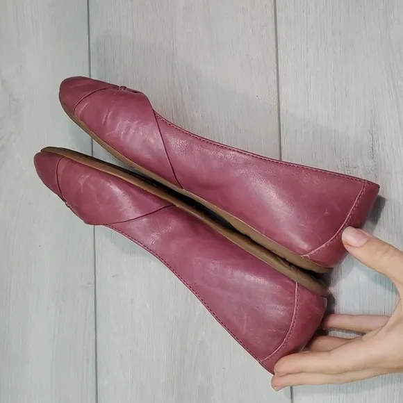 Born Women Lilly Comfort Leather Loafer Flats Ballet shoes sz 8