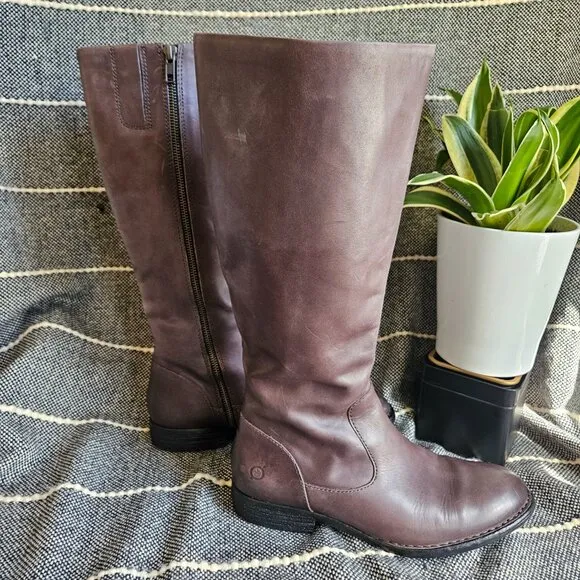 Born Women’s North Knee High Boot Grey 8 M