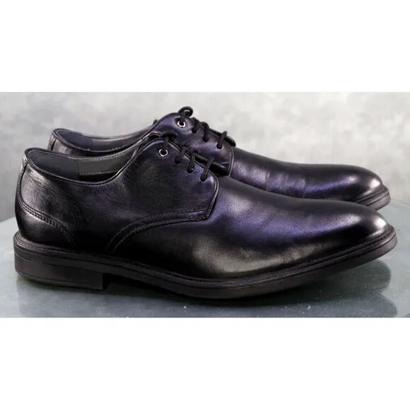 Bostonian Bolton Men's Plain Toe Dress Shoes Size 13 Leather Black 15770