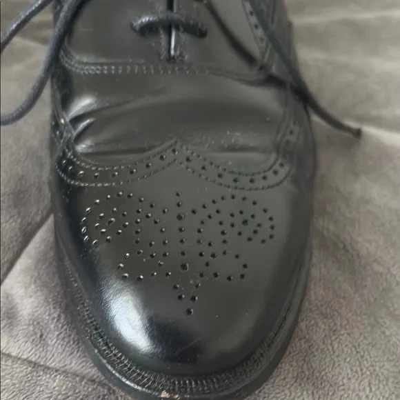 Bostonian Classics Black Leather Wingtip Oxford Men's Dress Shoes