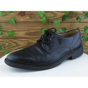 Bostonian Sz 12‎ Derby Oxfords Black Leather Men Lace Up Medium (D, M)