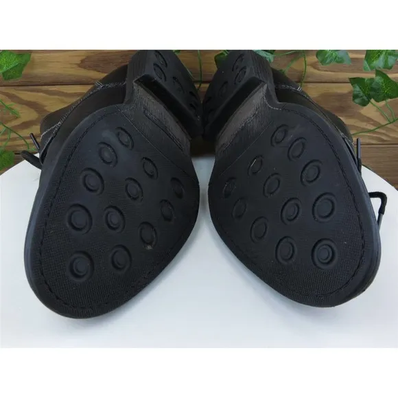 Bostonian Sz 12‎ Derby Oxfords Black Leather Men Lace Up Medium (D, M)