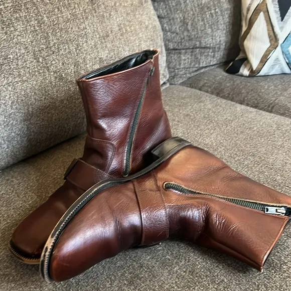 Bostonian Vintage Brown Ankle Leather boots Size 8.5