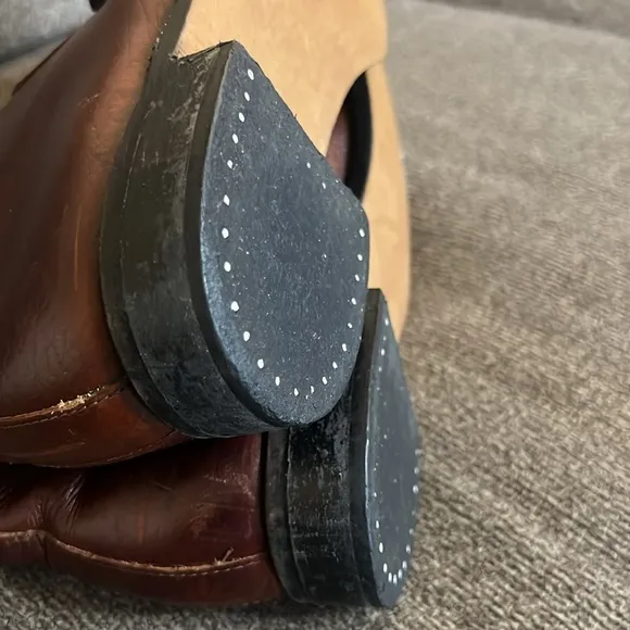Bostonian Vintage Brown Ankle Leather boots Size 8.5