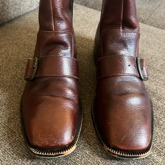 Bostonian Vintage Brown Ankle Leather boots Size 8.5