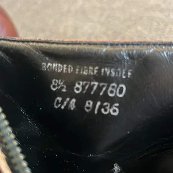 Bostonian Vintage Brown Ankle Leather boots Size 8.5