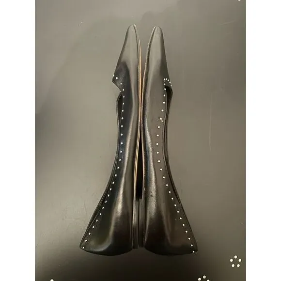Botkier | Aubrey Studded Ballet Flats in Black | 10
