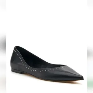 Botkier | Aubrey Studded Ballet Flats in Black | 10