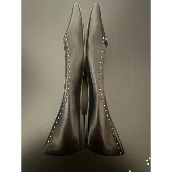 Botkier | Aubrey Studded Ballet Flats in Black | 10