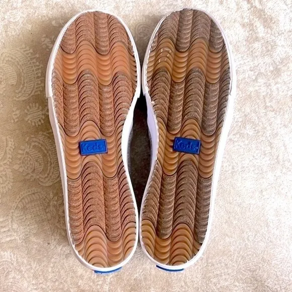 Brand New Keds New York Yankees Custom Bling Beaded Gray Slip On Sneakers MLB